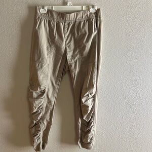 XCVI Wearables Ruched Tan Pants